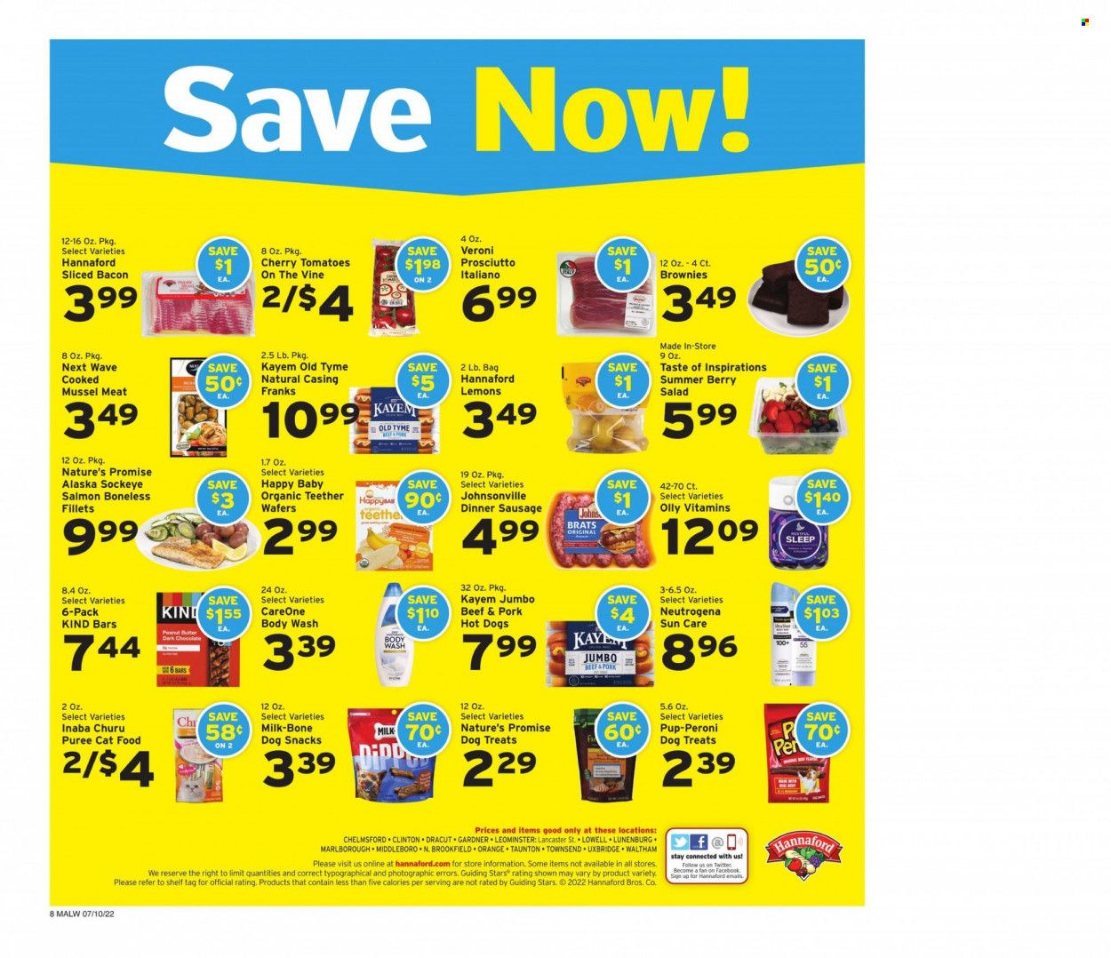 Hannaford (MA) Weekly Ad Flyer July 10 to July 17