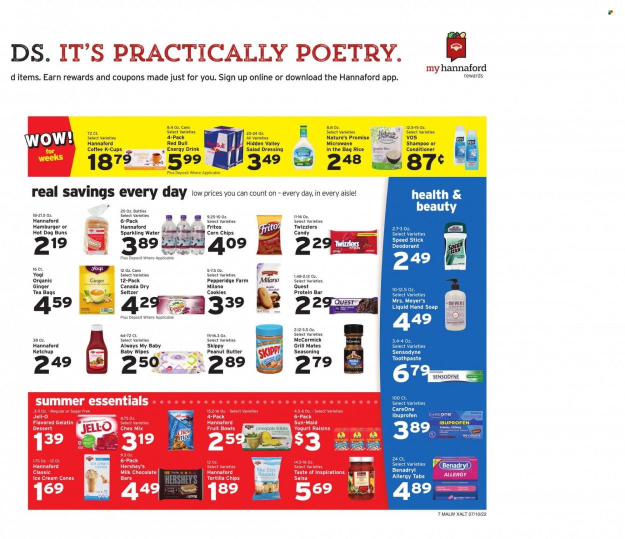 Hannaford (MA) Weekly Ad Flyer July 10 to July 17