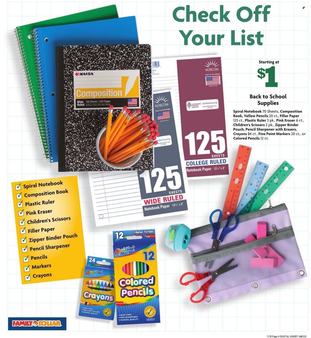 Family Dollar Weekly Ad Flyer Specials July 10 to August 13, 2022