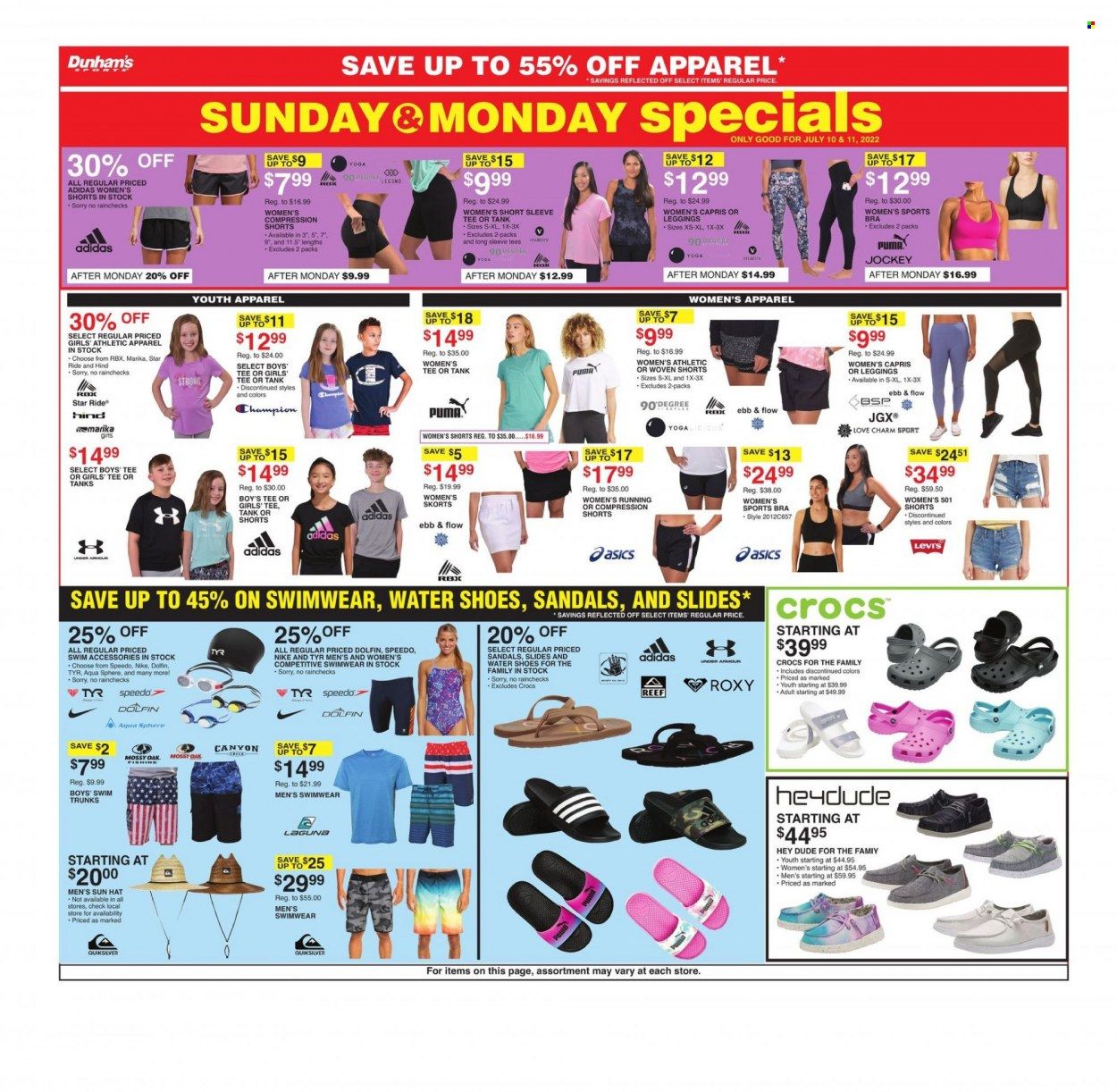 Dunham's Sports (MI) Weekly Ad Flyer July 10 to July 17