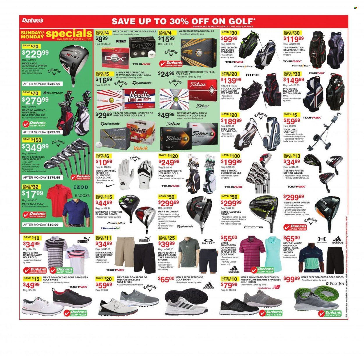 Dunham's Sports (MI) Weekly Ad Flyer July 10 to July 17