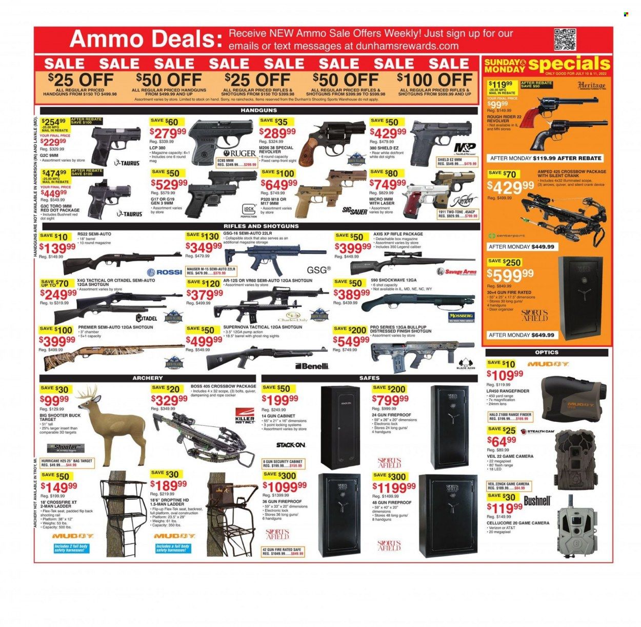 Dunham's Sports (MI) Weekly Ad Flyer July 10 to July 17