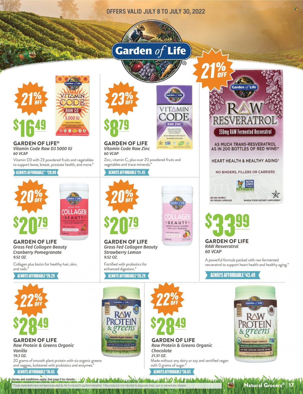 Natural Grocers Weekly Ad Flyer July 10 to July 17