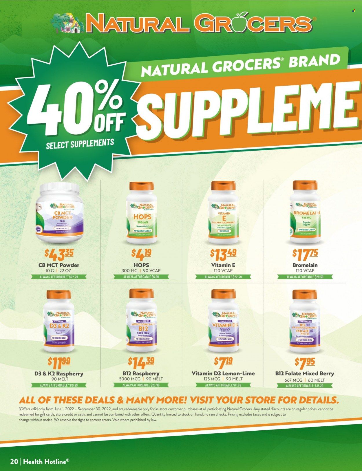 Natural Grocers Weekly Ad Flyer July 10 to July 17