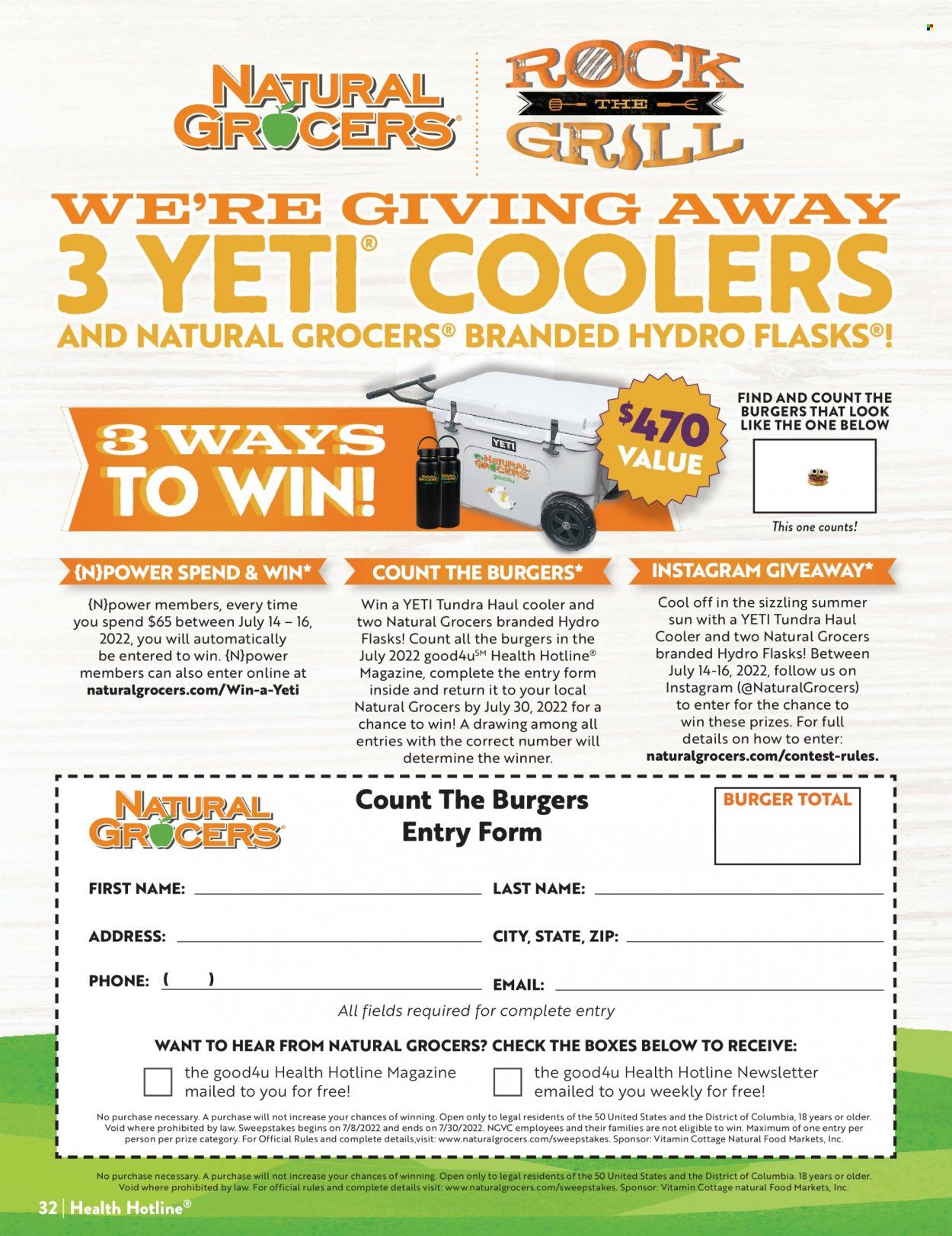 Natural Grocers Weekly Ad Flyer July 10 to July 17