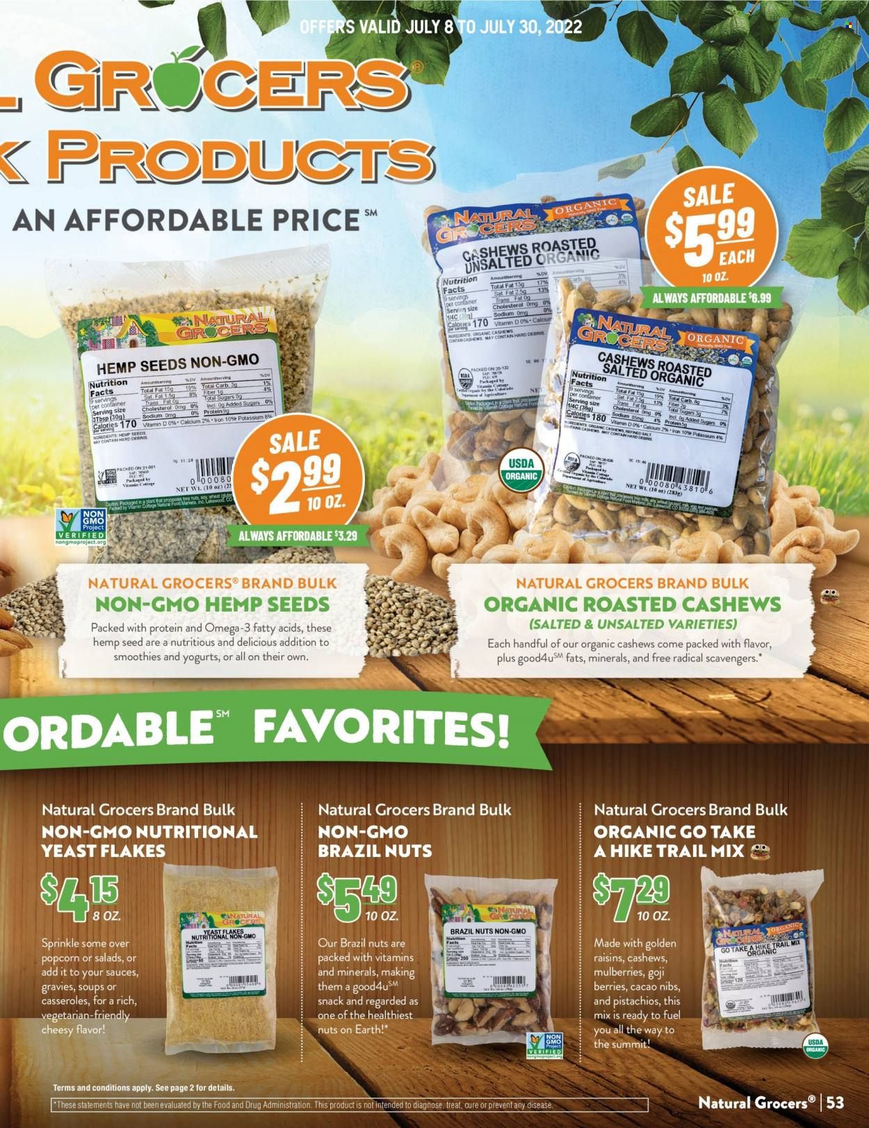 Natural Grocers Weekly Ad Flyer July 10 to July 17