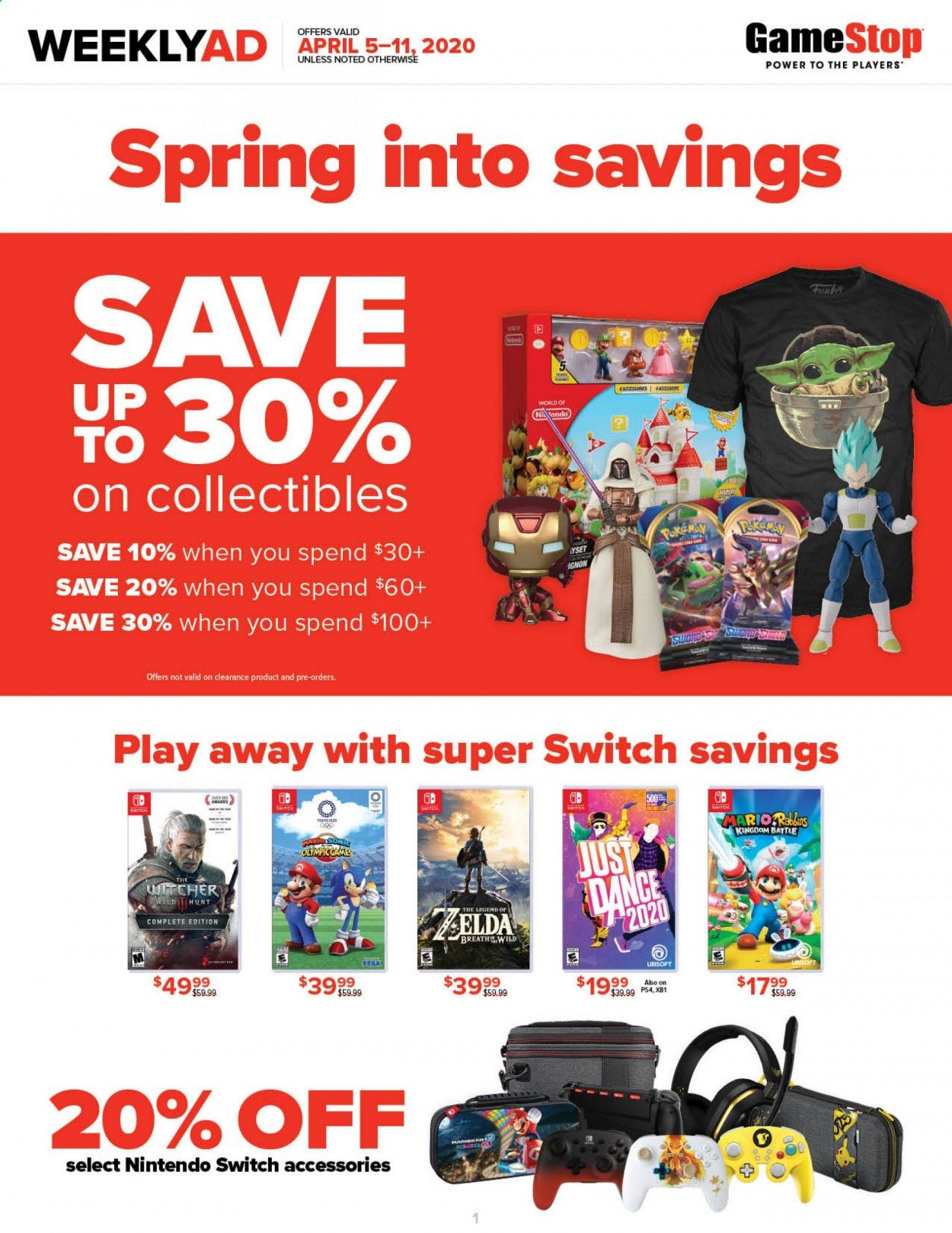 GameStop Weekly Ad & Flyer April 5 to 11