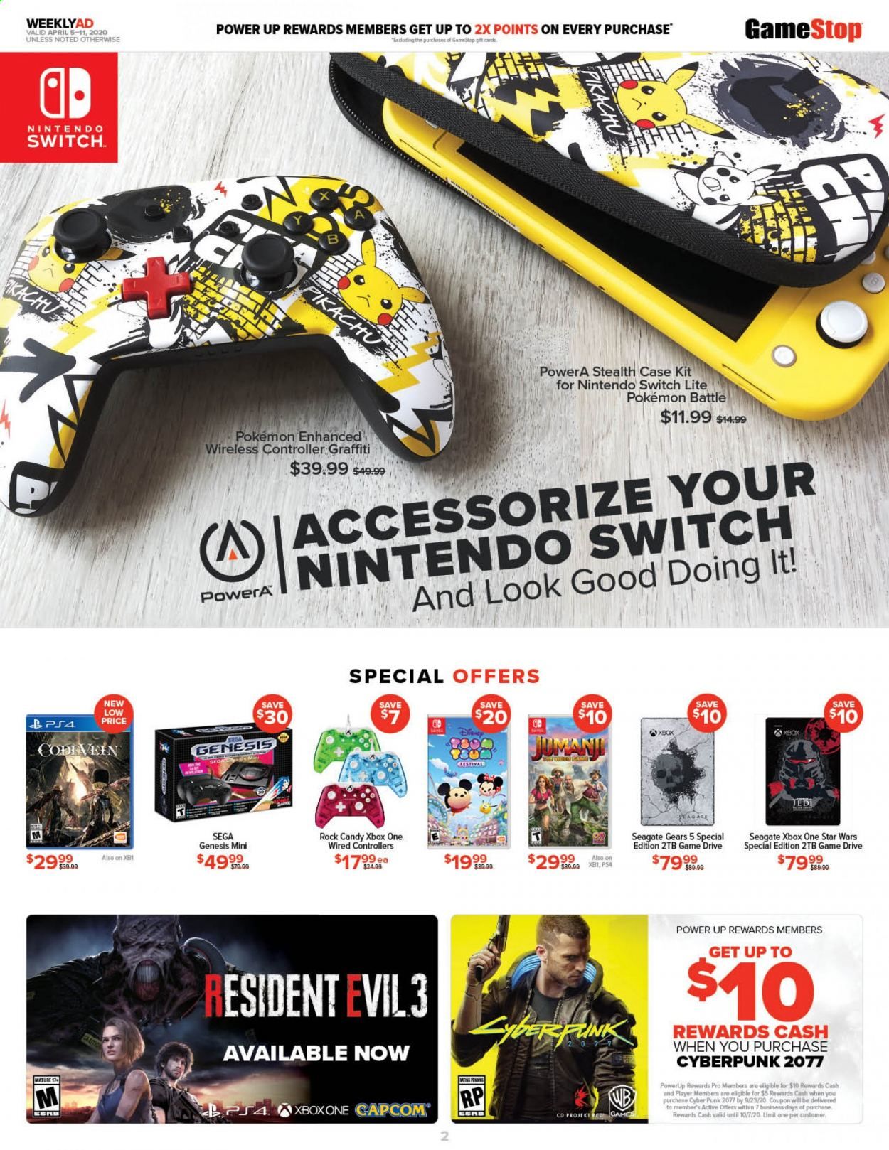 GameStop Weekly Ad & Flyer April 5 to 11