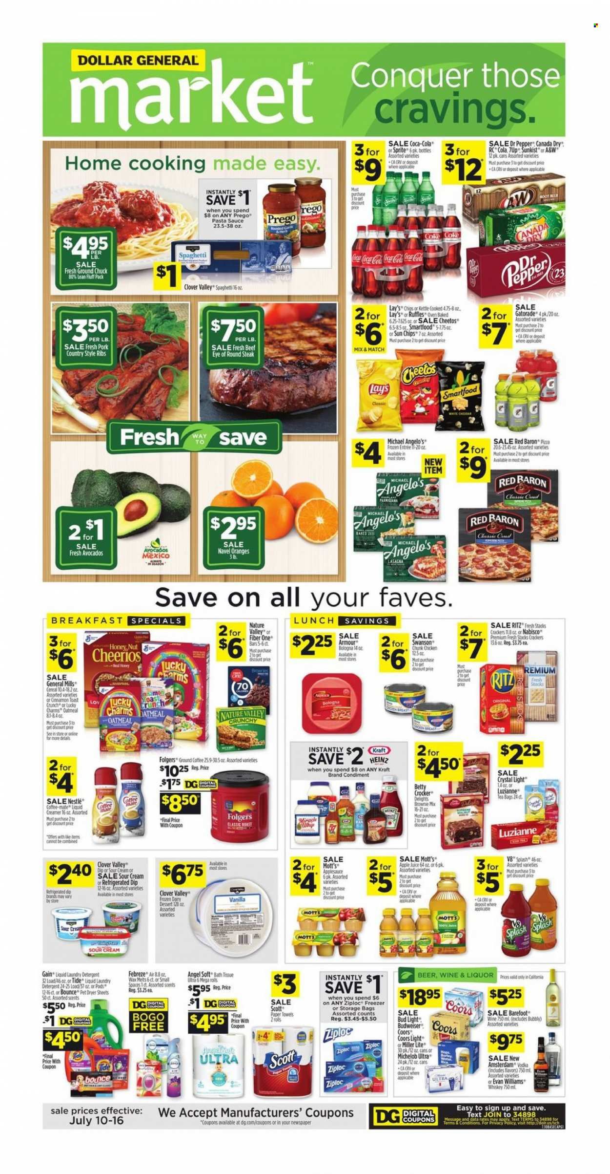 Dollar General (CA) Weekly Ad Flyer July 11 to July 18