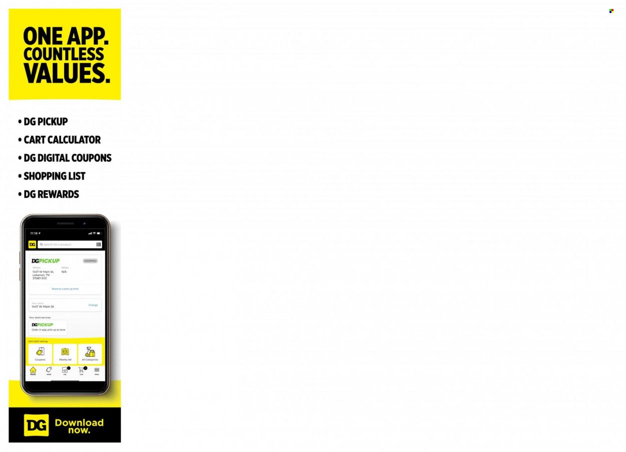 Dollar General (TX) Weekly Ad Flyer July 11 to July 18