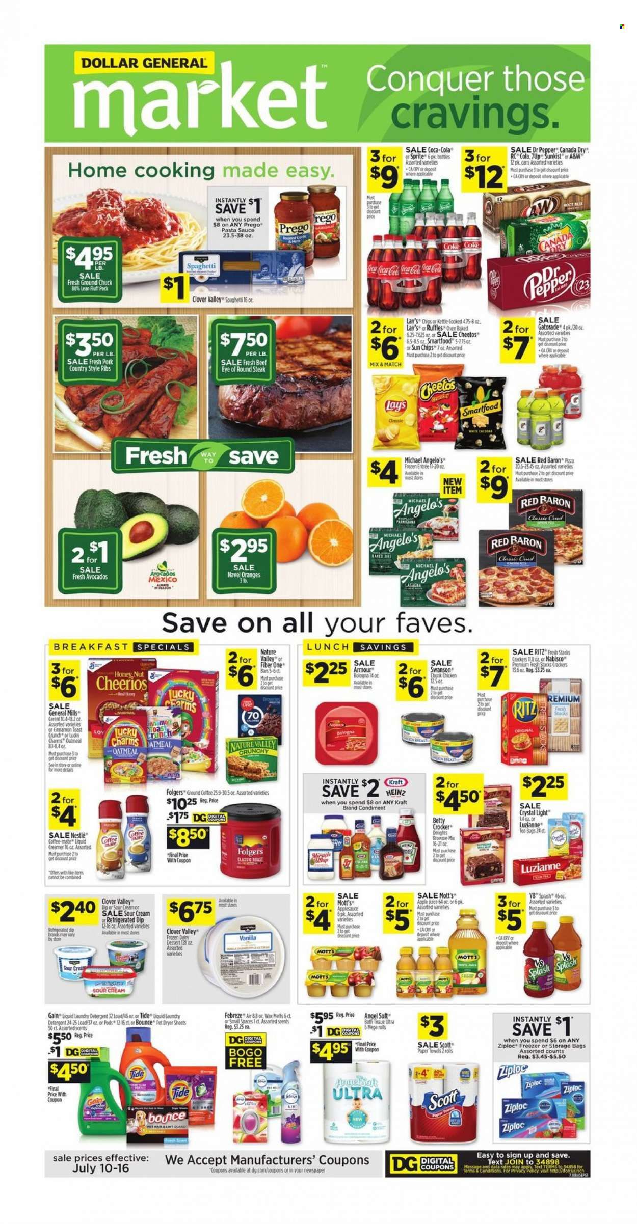 Dollar General (IN, OH) Weekly Ad Flyer July 11 to July 18