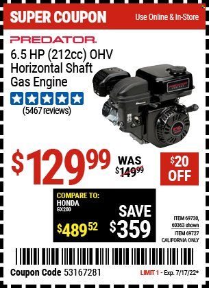 Harbor Freight Weekly Ad Flyer July 11 to July 18