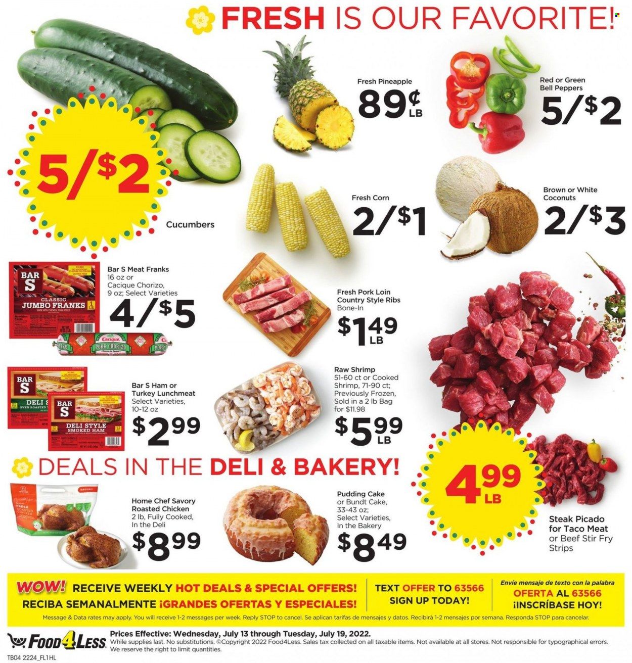 Food 4 Less (CA) Weekly Ad Flyer July 12 to July 19