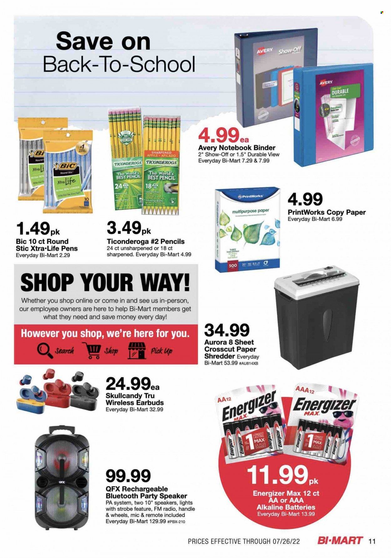 Bi-Mart (ID, OR, WA) Weekly Ad Flyer July 13 to July 20