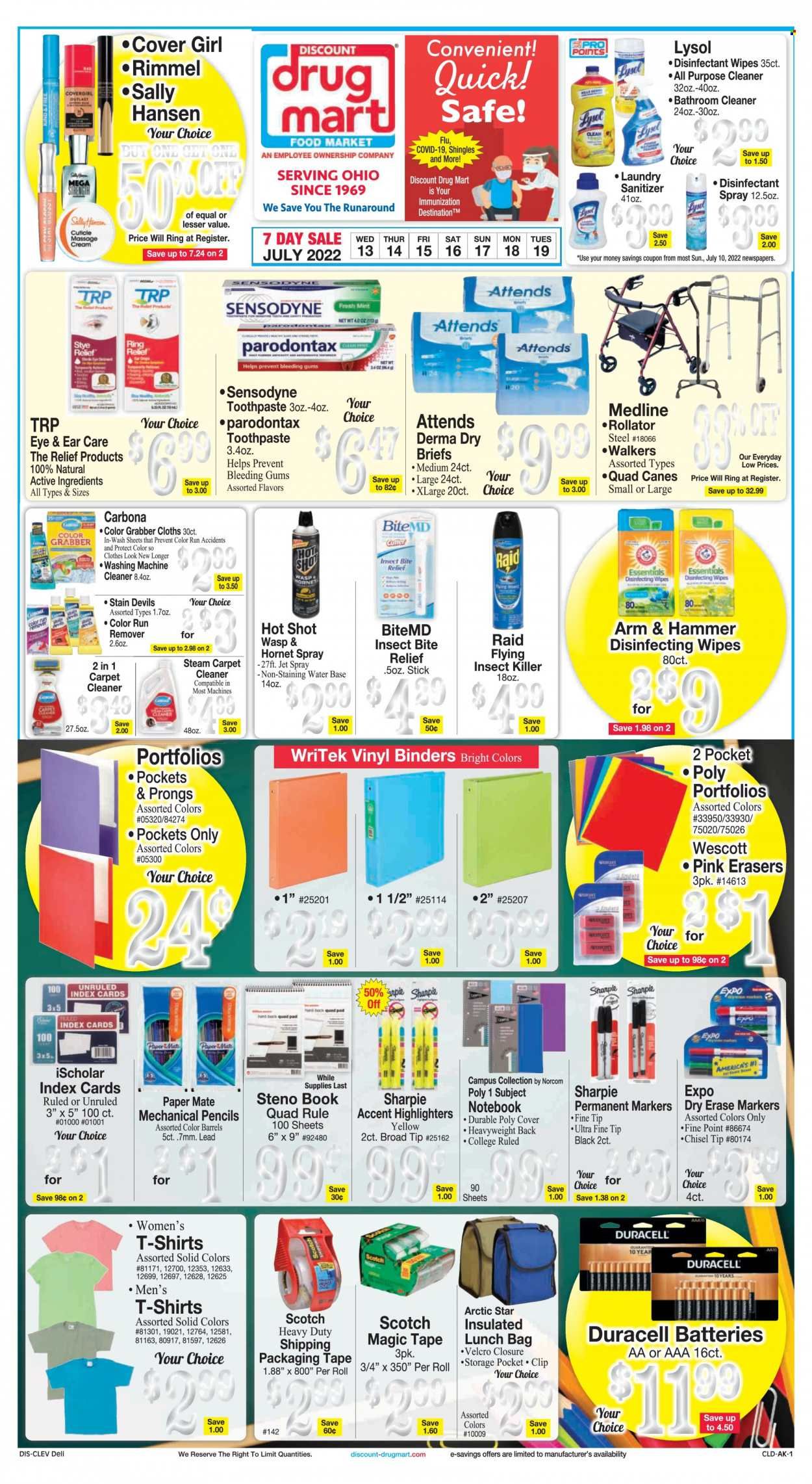 Discount Drug Mart (OH) Weekly Ad Flyer July 13 to July 20