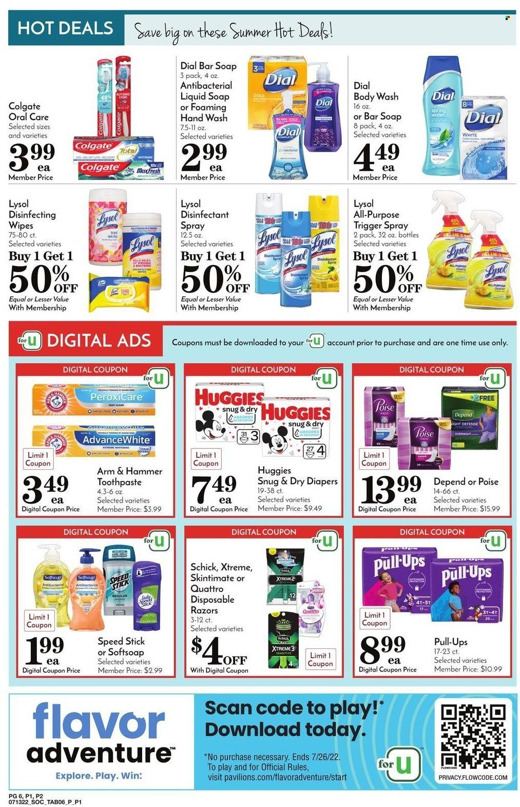 Pavilions (CA) Weekly Ad Flyer July 13 to July 20
