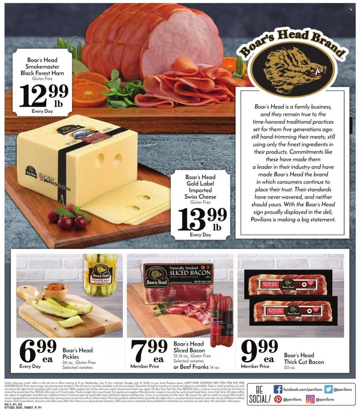 Pavilions (CA) Weekly Ad Flyer July 13 to July 20