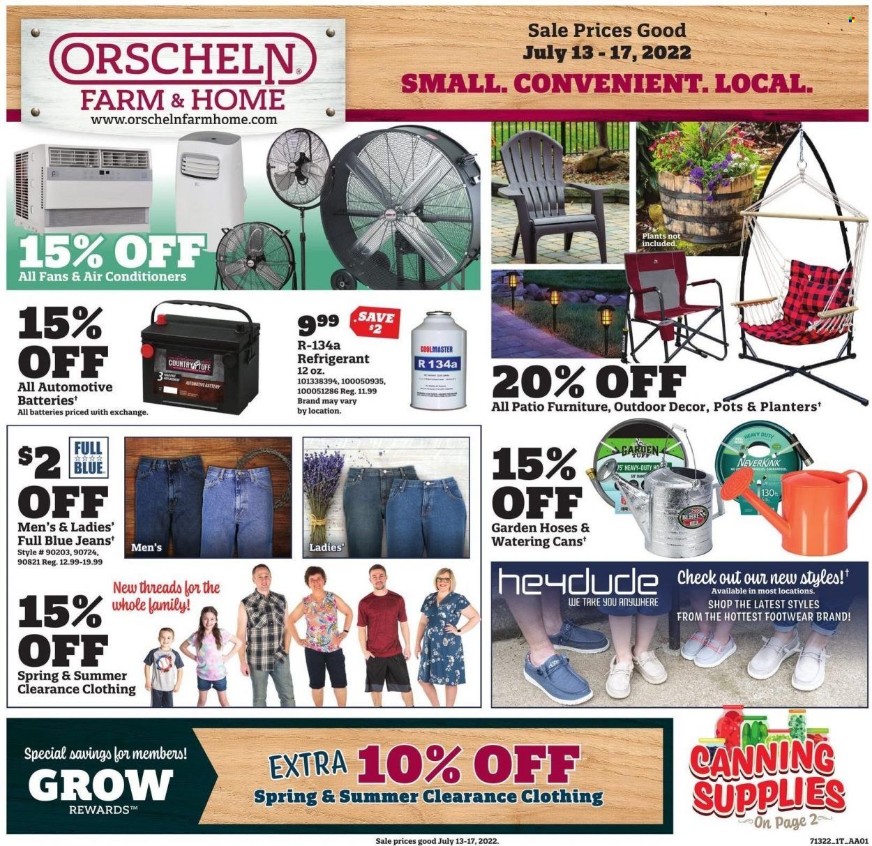 Orscheln Farm and Home (IA, IN, KS, MO, NE, OK) Weekly Ad Flyer July 14 to July 21