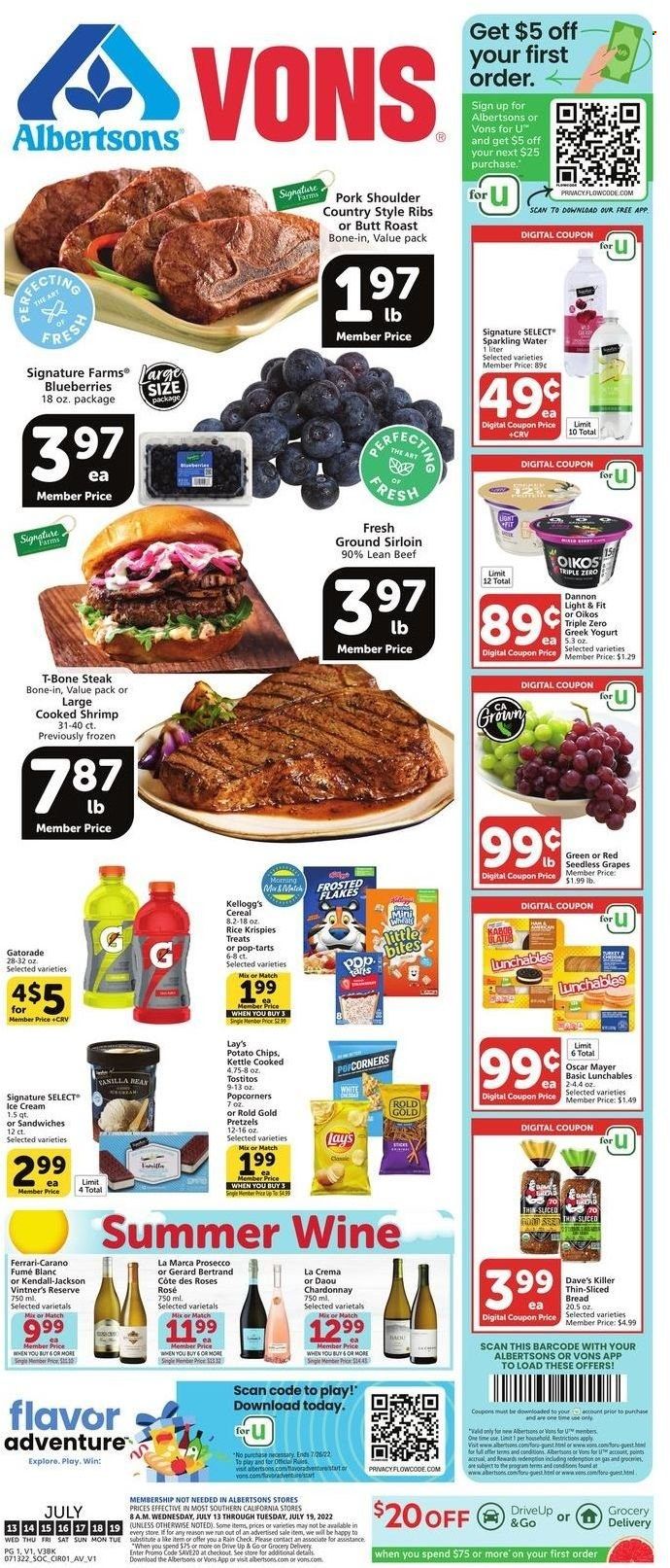 Albertsons (CA, ID, LA, MT, OR, TX, WA) Weekly Ad Flyer July 14 to July 21
