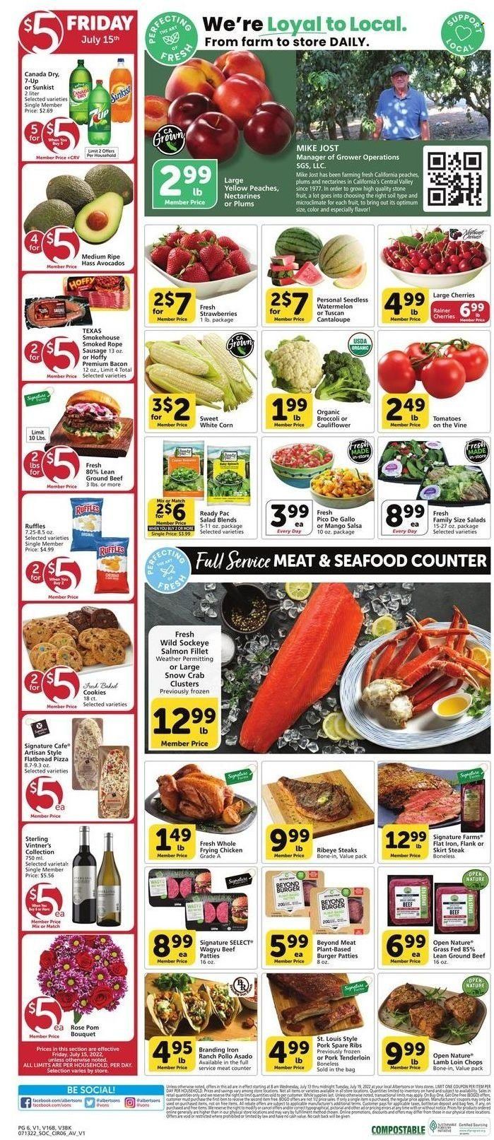 Albertsons (CA, ID, LA, MT, OR, TX, WA) Weekly Ad Flyer July 14 to July 21