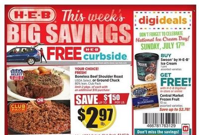 H-E-B (TX) Weekly Ad Flyer July 14 to July 21