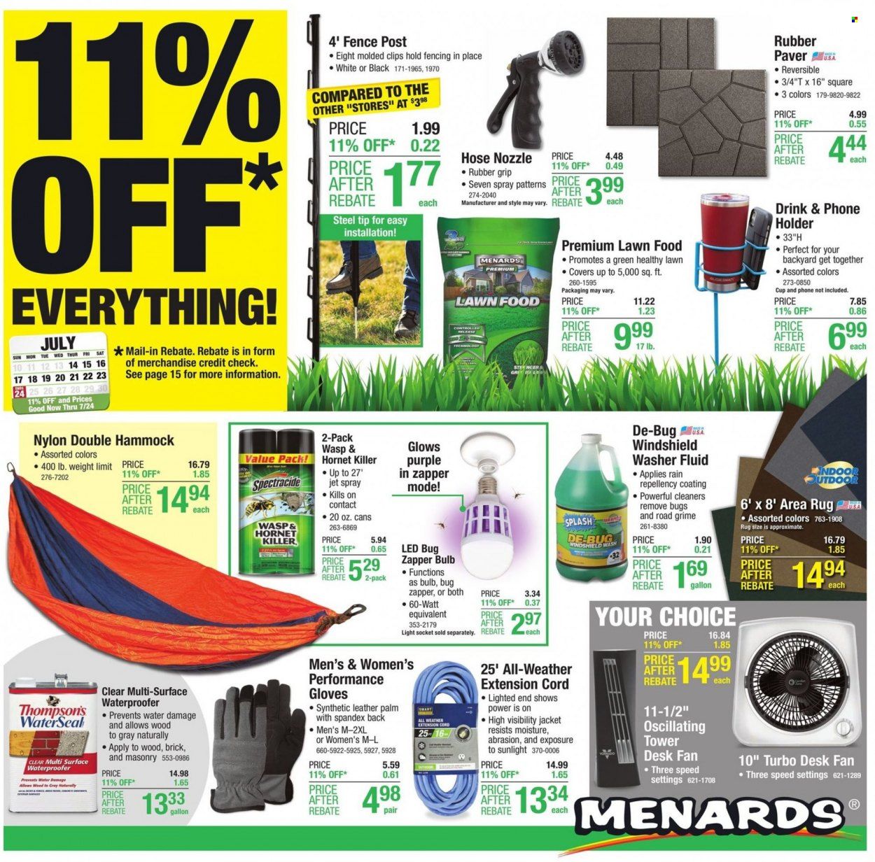 Menards Weekly Ad Flyer July 14 to July 21