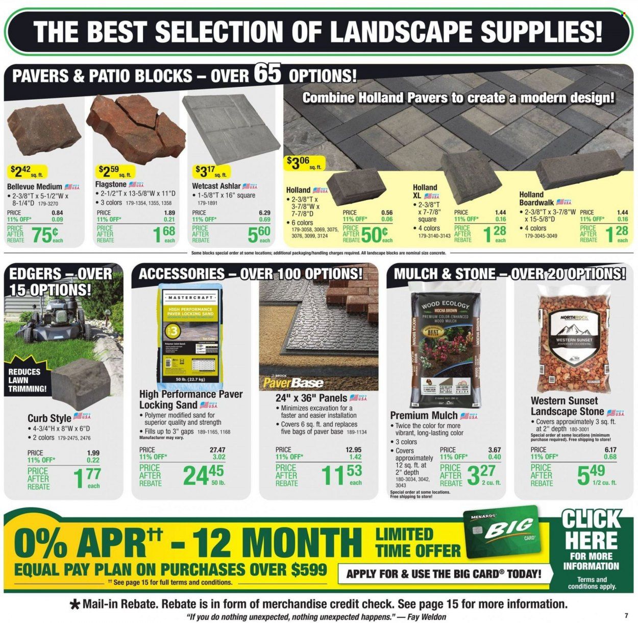 Menards Weekly Ad Flyer July 14 to July 21