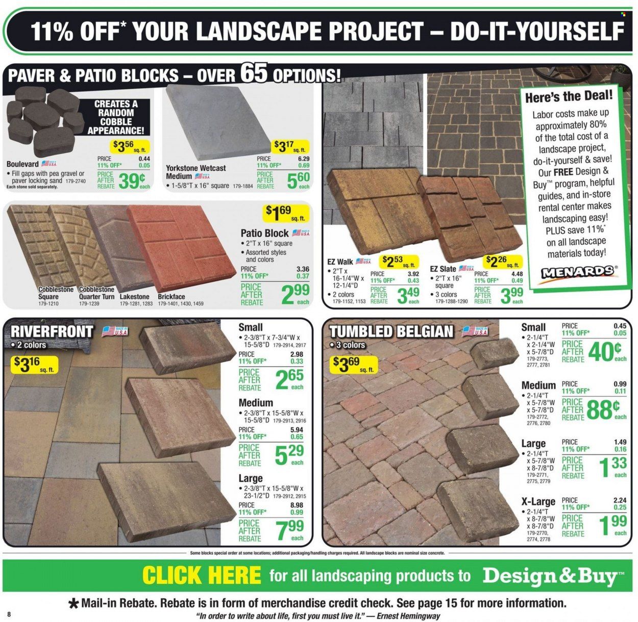 Menards Weekly Ad Flyer July 14 to July 21
