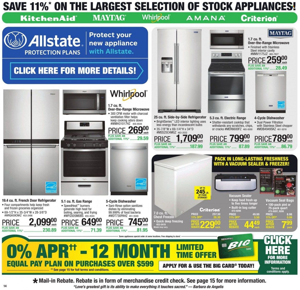 Menards Weekly Ad Flyer July 14 to July 21