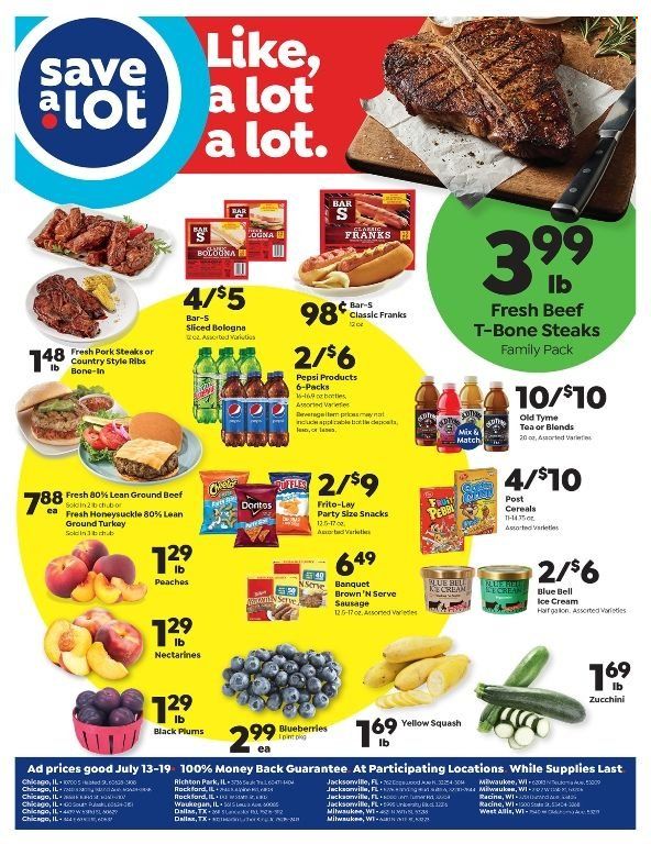 Save a Lot Weekly Ad Flyer July 14 to July 21