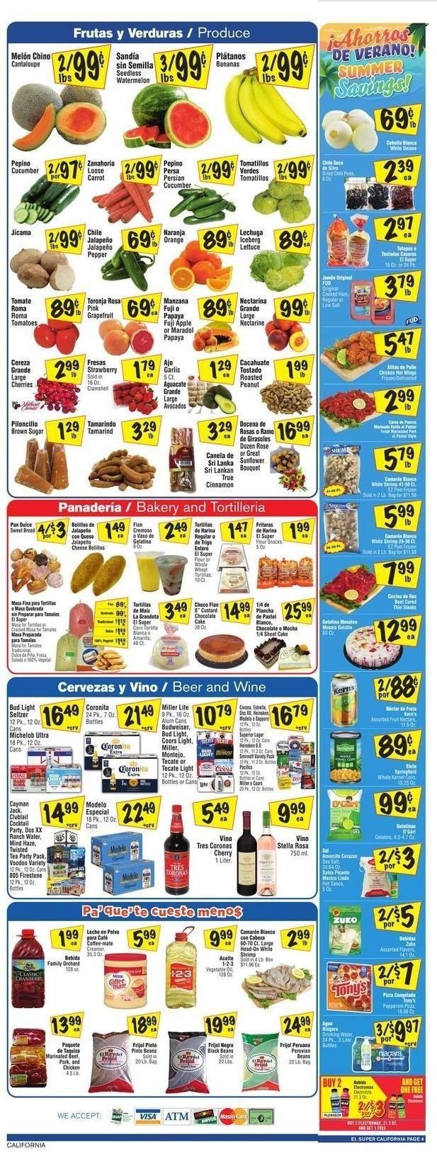 El Super (CA, NM, NV, TX) Weekly Ad Flyer July 14 to July 21