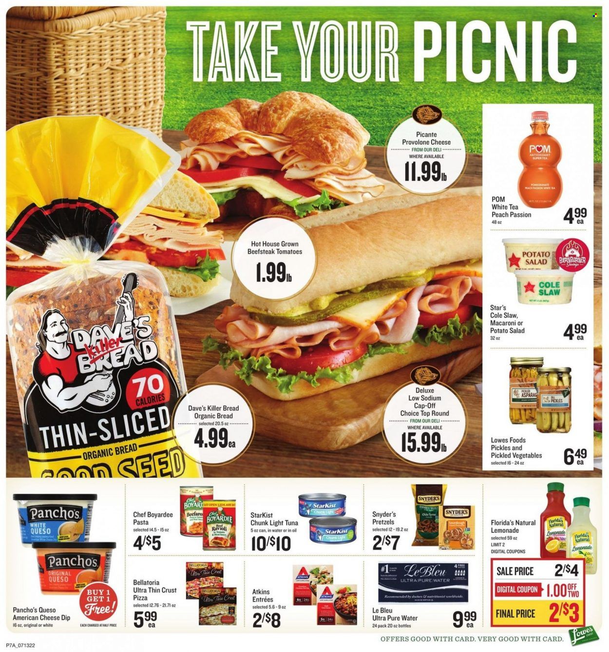 Lowes Foods (NC, SC) Weekly Ad Flyer July 14 to July 21