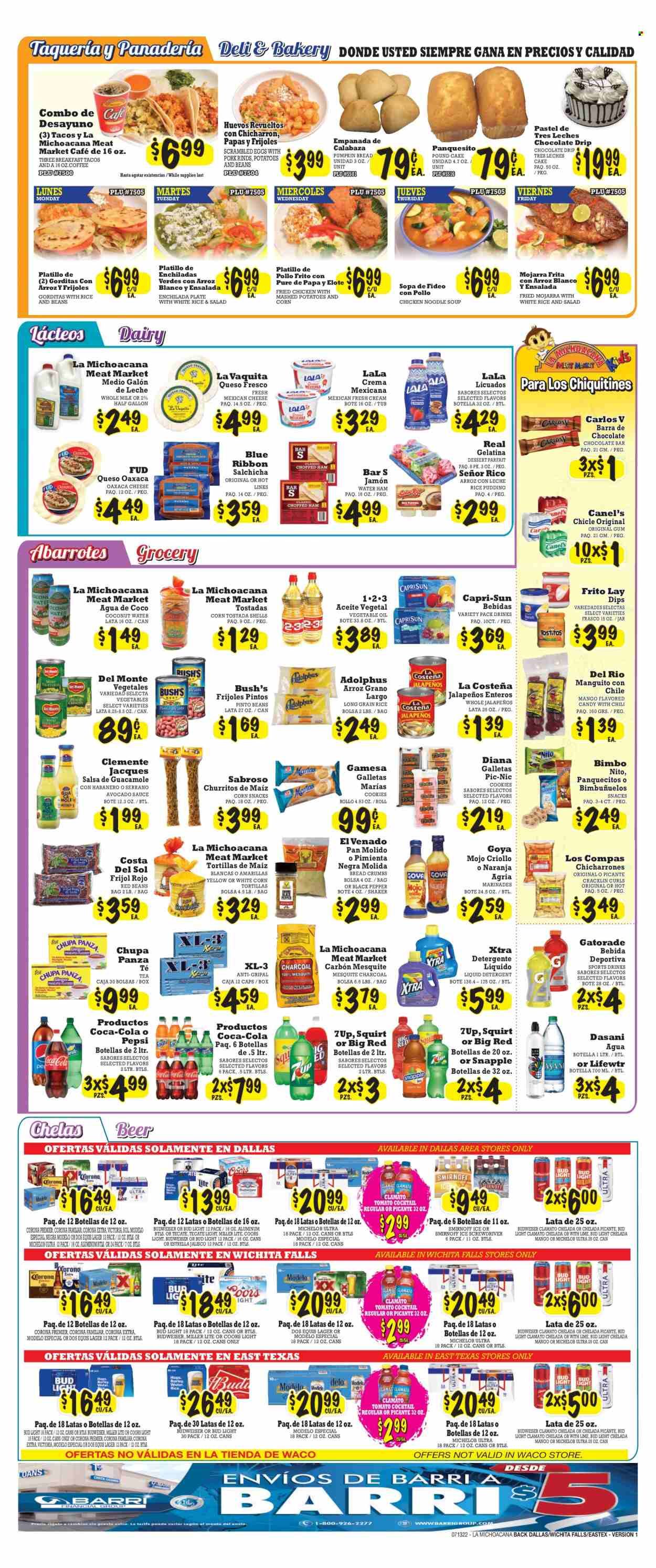 La Michoacana Meat Market (TX) Weekly Ad Flyer July 14 to July 21