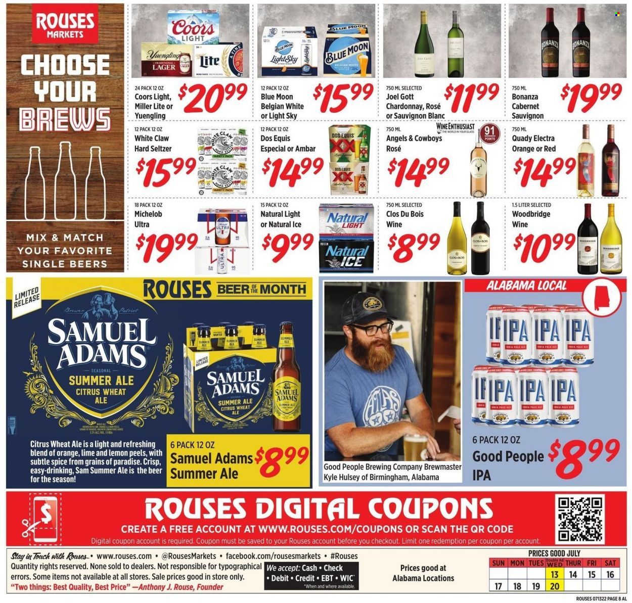 Rouses Markets (AL, LA, MS) Weekly Ad Flyer July 14 to July 21