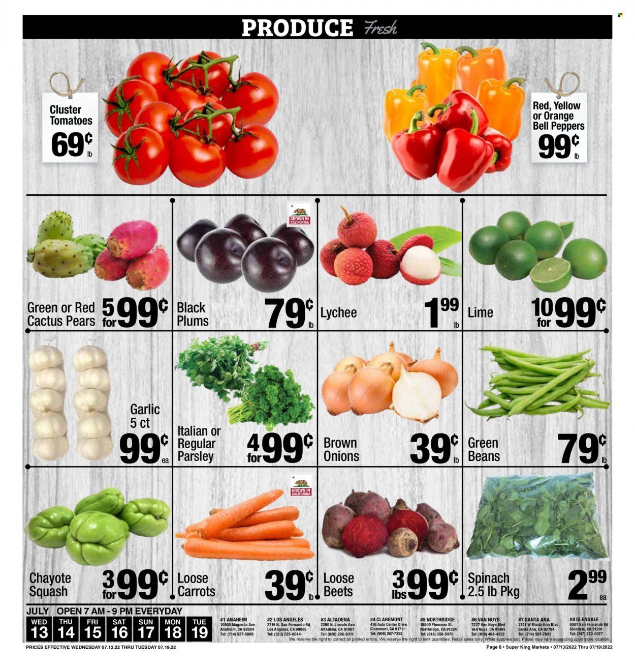 Super King Markets (CA) Weekly Ad Flyer July 14 to July 21