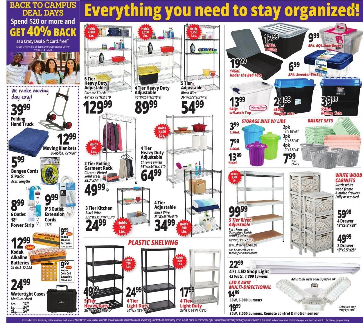 Ocean State Job Lot (CT, MA, ME, NH, NJ, NY, RI) Weekly Ad Flyer July 14 to July 21