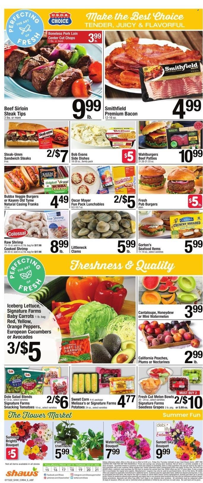 Shaw’s (MA, ME, NH, RI, VT) Weekly Ad Flyer July 14 to July 21
