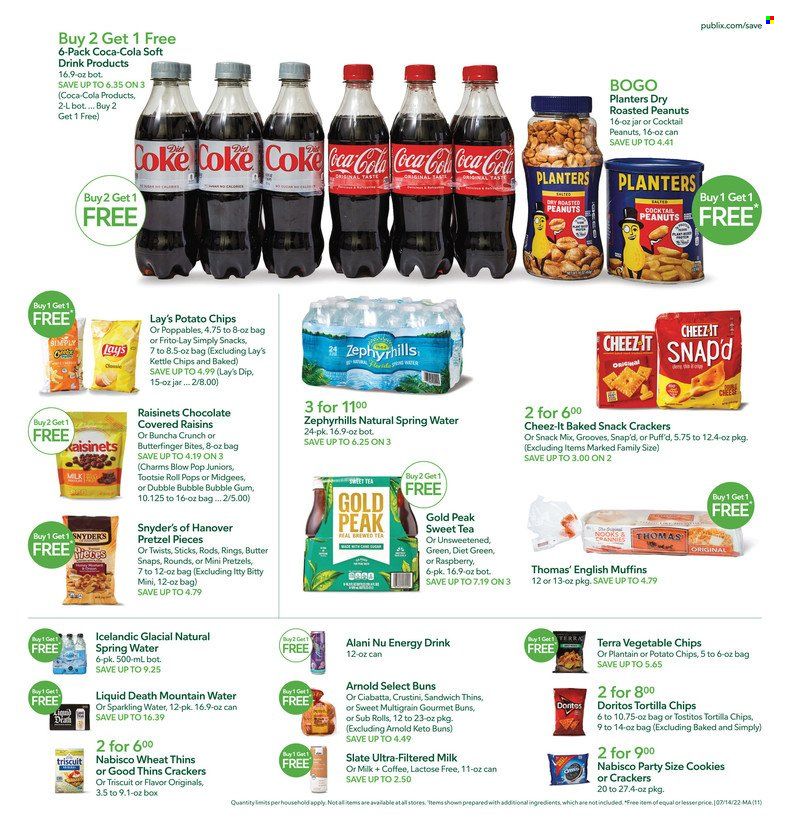 Publix (AL, FL, GA, NC, SC, TN) Weekly Ad Flyer July 14 to July 21