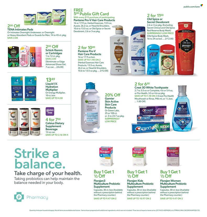 Publix (AL, FL, GA, NC, SC, TN) Weekly Ad Flyer July 14 to July 21