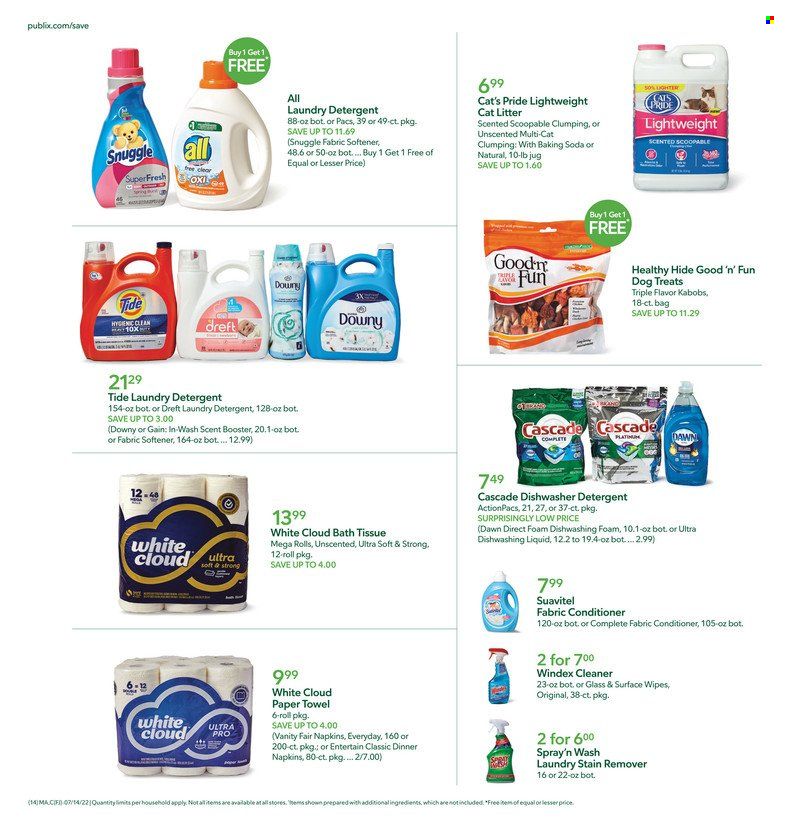Publix (AL, FL, GA, NC, SC, TN) Weekly Ad Flyer July 14 to July 21