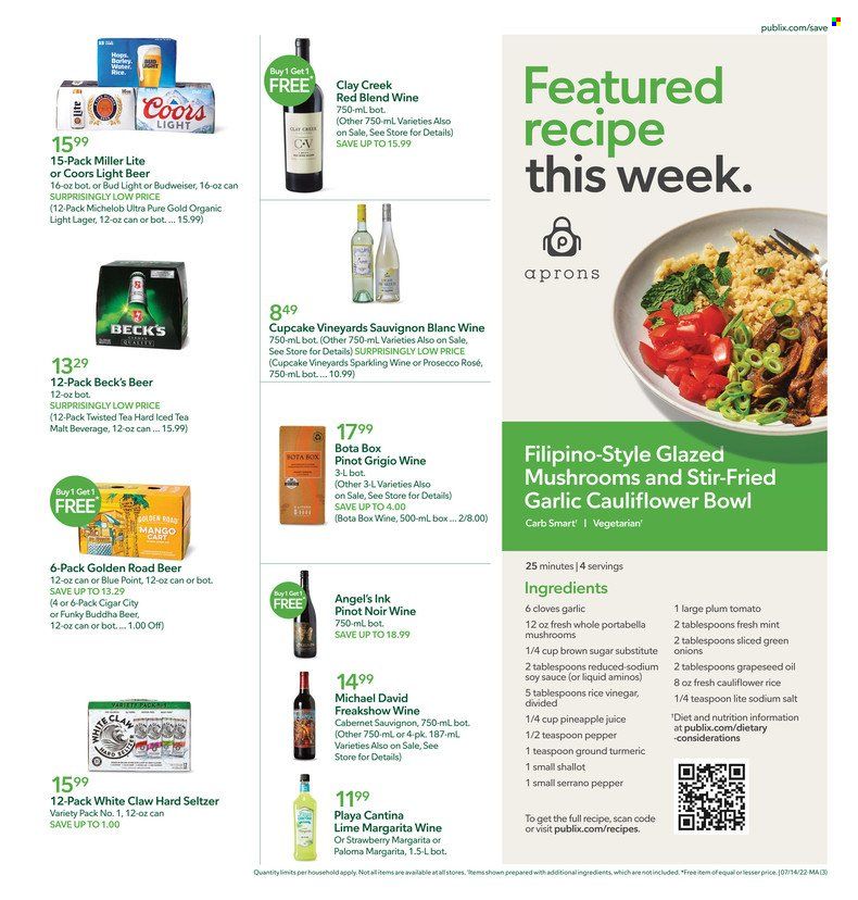 Publix (AL, FL, GA, NC, SC, TN) Weekly Ad Flyer July 14 to July 21