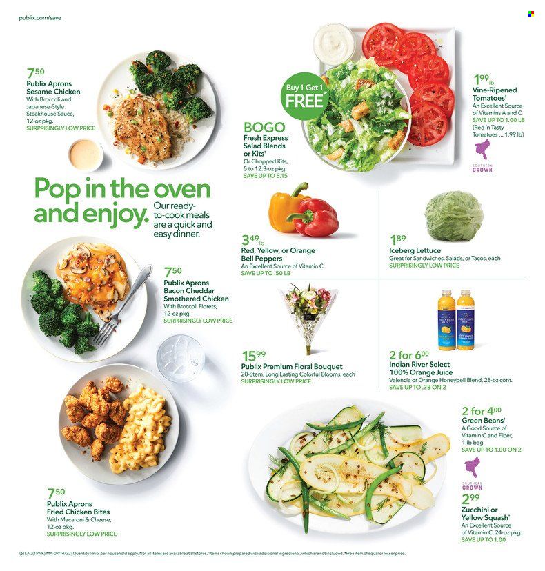 Publix (AL, FL, GA, NC, SC, TN) Weekly Ad Flyer July 14 to July 21