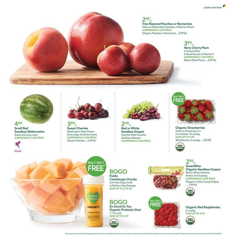 Publix (AL, FL, GA, NC, SC, TN) Weekly Ad Flyer July 14 to July 21