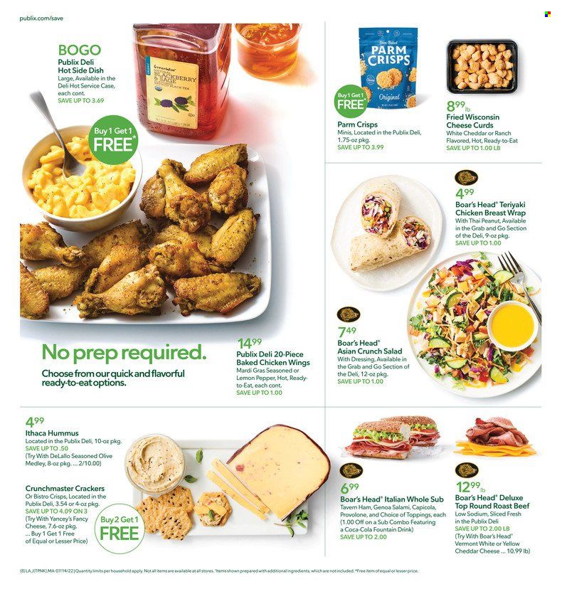 Publix (AL, FL, GA, NC, SC, TN) Weekly Ad Flyer July 14 to July 21
