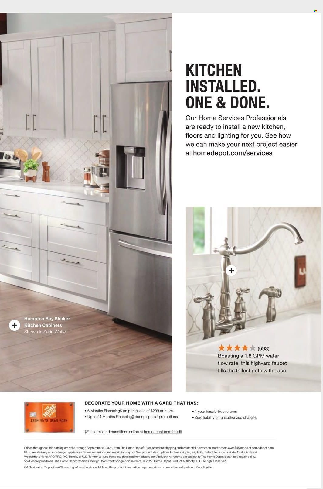 The Home Depot Weekly Ad Flyer Specials July 11 to September 5, 2022