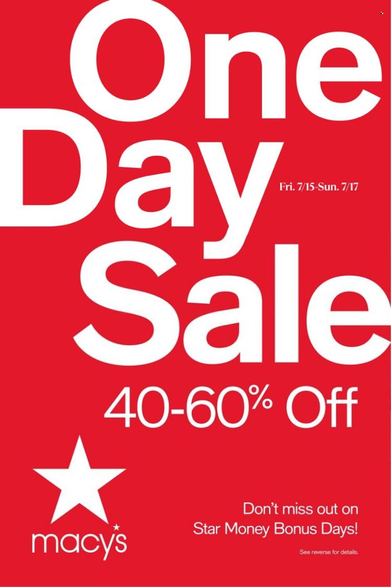 Macy's Weekly Ad Flyer July 14 to July 21