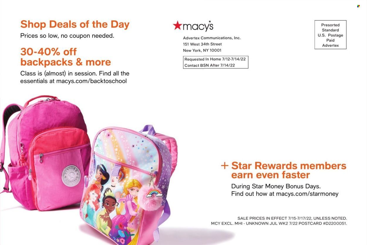 Macy's Weekly Ad Flyer July 14 to July 21