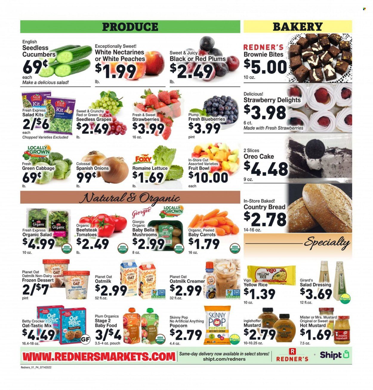 Redner's Markets (DE, MD, PA) Weekly Ad Flyer July 14 to July 21
