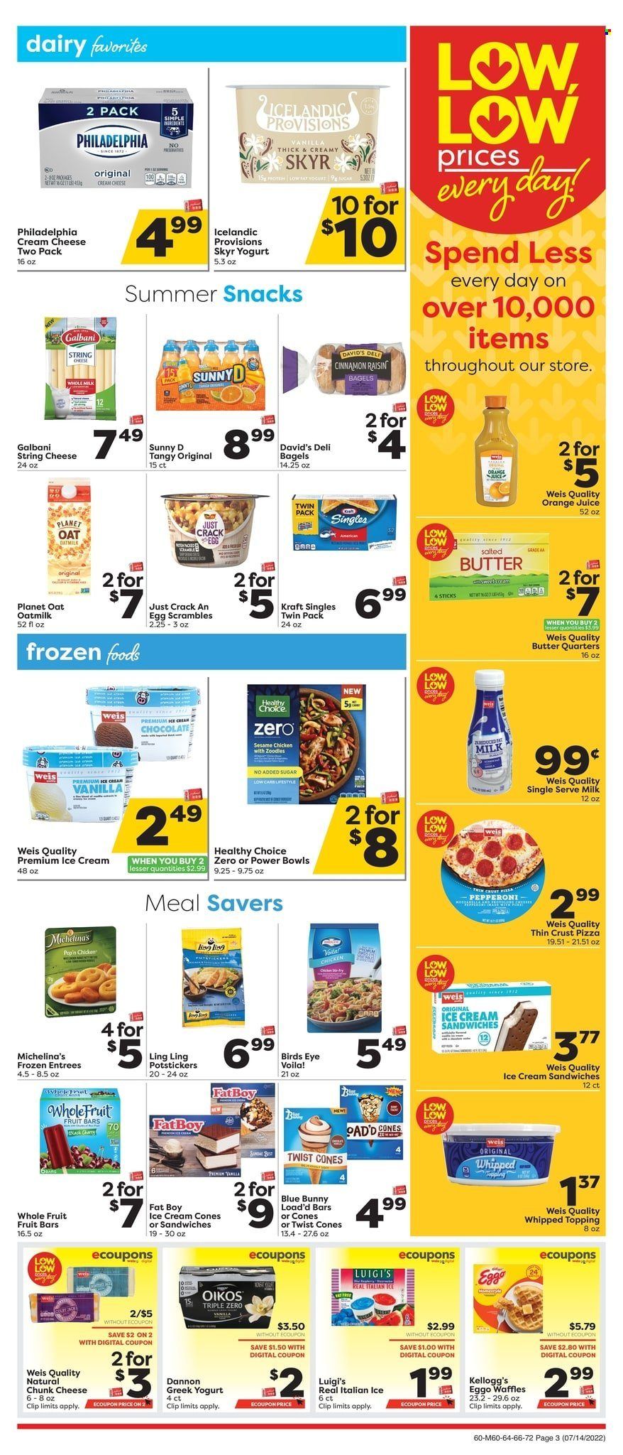 Weis (MD, NY, PA) Weekly Ad Flyer July 14 to July 21