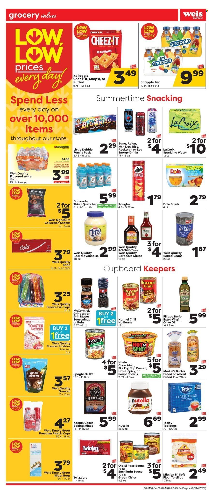 Weis (MD, NY, PA) Weekly Ad Flyer July 14 to July 21
